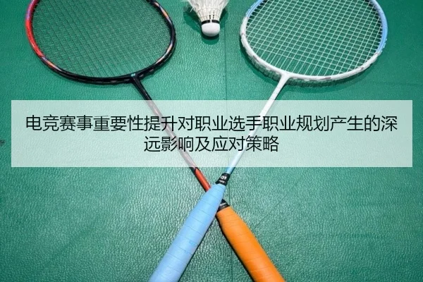 电竞赛事重要性提升对职业选手职业规划产生的深远影响及应对策略